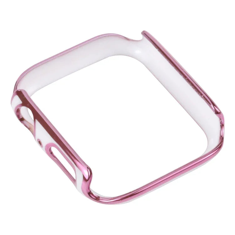 투톤 전기 도금 PC 보호 시계 케이스, Apple Watch 시리즈 3 & 2 & 1 38mm용