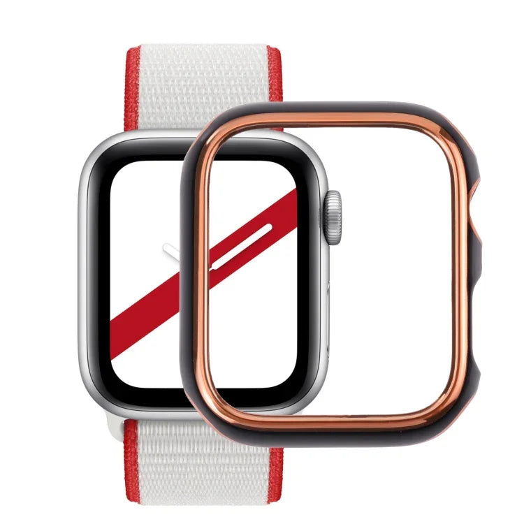 투톤 전기 도금 PC 보호 시계 케이스, Apple Watch 시리즈 3 & 2 & 1 38mm용