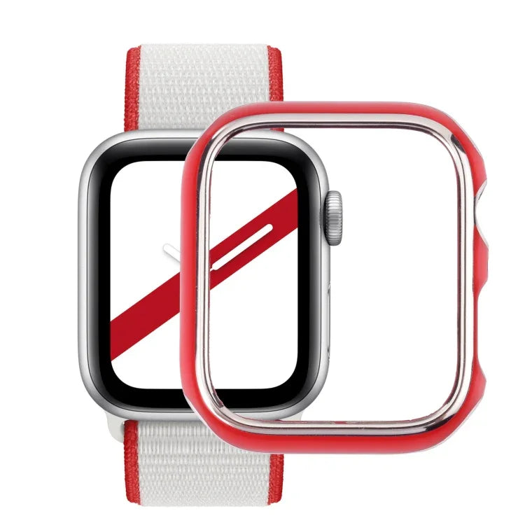 투톤 전기 도금 PC 보호 시계 케이스, Apple Watch 시리즈 3 & 2 & 1 38mm용