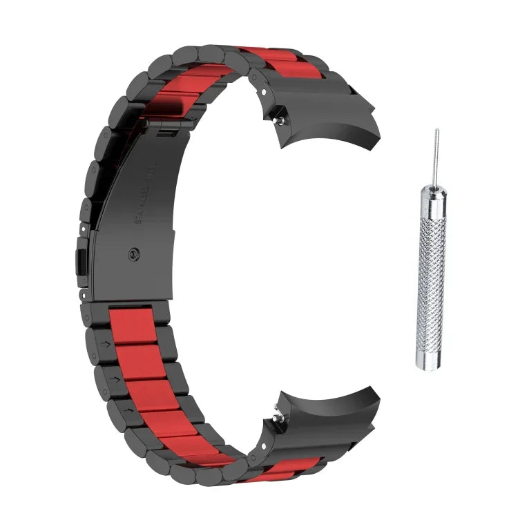 Three Strains Steel Replacement Strap Watchband, For Samsung Galaxy Watch4 / Watch4 Classic