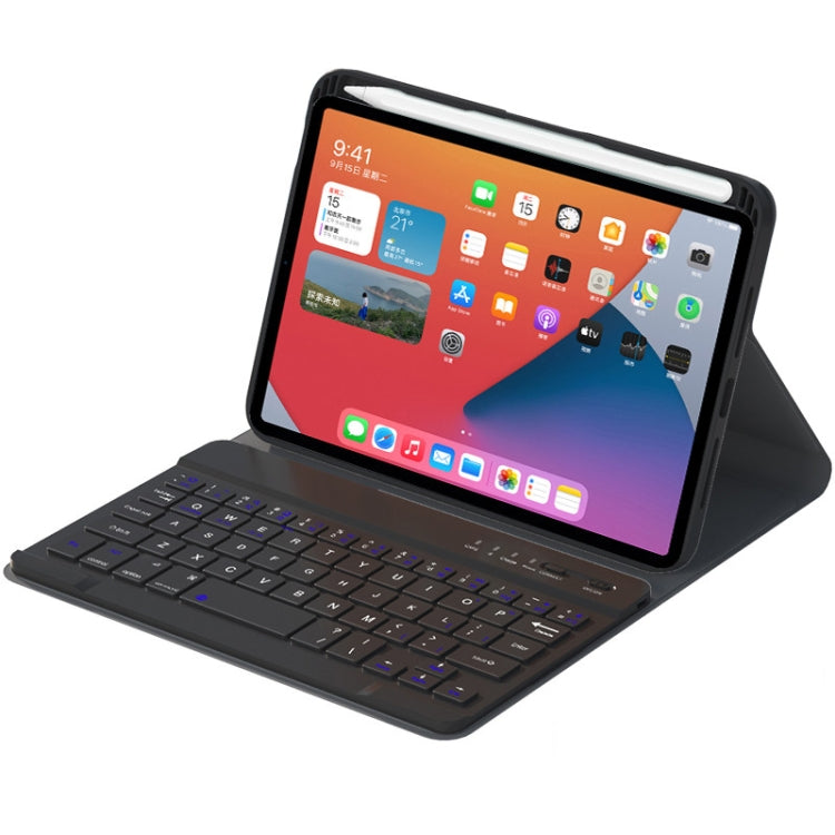 HK006 정사각 키 분리형 블루투스 키보드 가죽 케이스 홀더 포함, iPad mini 6용, HK006