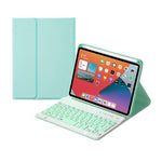 HK006 정사각 키 분리형 블루투스 키보드 가죽 케이스 홀더 포함, iPad mini 6용, HK006