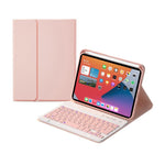HK006 정사각 키 분리형 블루투스 키보드 가죽 케이스 홀더 포함, iPad mini 6용, HK006