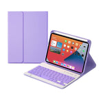 HK006 정사각 키 분리형 블루투스 키보드 가죽 케이스 홀더 포함, iPad mini 6용, HK006