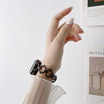 O자형 체인 메탈 교체 스트랩 시계줄, 애플 워치 시리즈 7 41mm/6&SE&5&4 40mm/3&2&1 38mm, 7 45mm/6&SE&5&4 44mm/3&2&1 42mm용