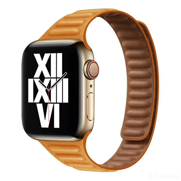 Slimming Loop Magnetic Replacement Watchband For Apple Watch Series, 7 41mm / 6&SE&5&4 40mm / 3&2&1 38mm, 7 45mm / 6&SE&5&4 44mm / 3&2&1 42mm