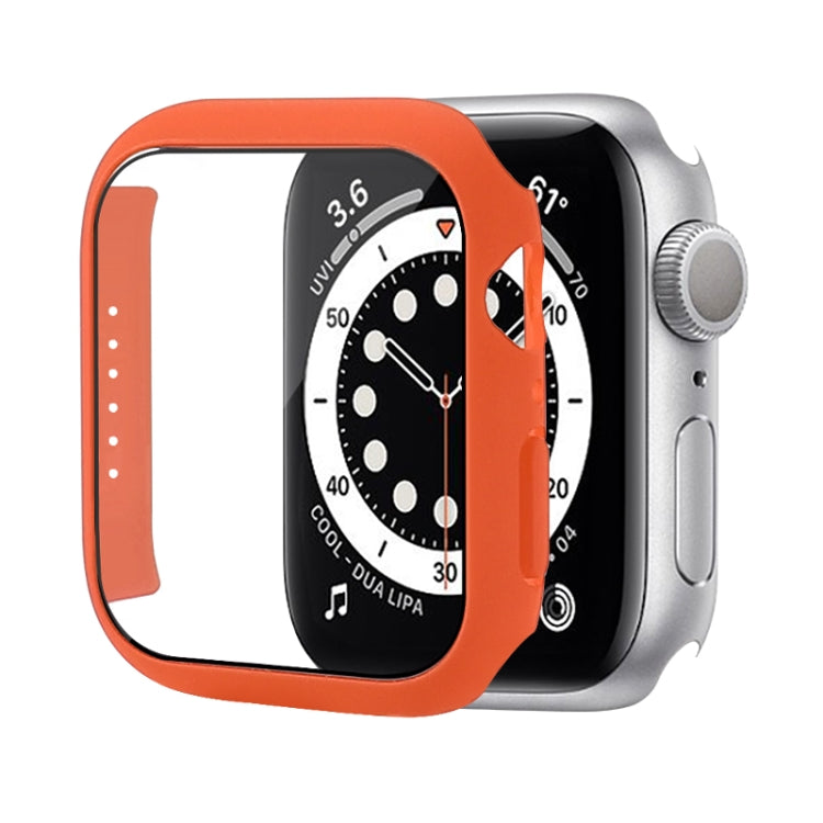 충격 방지 PC 보호 케이스 강화 유리 필름 포함, Apple Watch 시리즈 9 / 8 / 7 41mm용, Apple Watch 시리즈 9 / 8 / 7 45mm용, Apple Watch 시리즈 8 / 7 41mm용