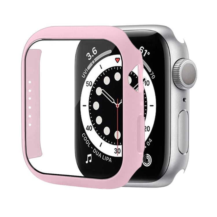 충격 방지 PC 보호 케이스 강화 유리 필름 포함, Apple Watch 시리즈 9 / 8 / 7 41mm용, Apple Watch 시리즈 9 / 8 / 7 45mm용, Apple Watch 시리즈 8 / 7 41mm용