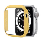 충격 방지 PC 보호 케이스 강화 유리 필름 포함, Apple Watch 시리즈 9 / 8 / 7 41mm용, Apple Watch 시리즈 9 / 8 / 7 45mm용, Apple Watch 시리즈 8 / 7 41mm용