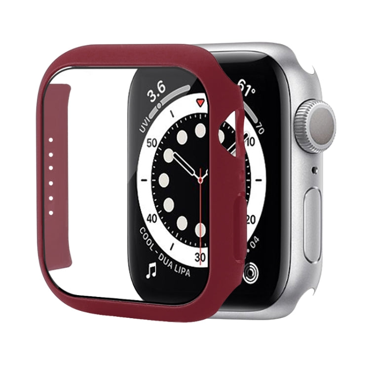 충격 방지 PC 보호 케이스 강화 유리 필름 포함, Apple Watch 시리즈 9 / 8 / 7 41mm용, Apple Watch 시리즈 9 / 8 / 7 45mm용, Apple Watch 시리즈 8 / 7 41mm용
