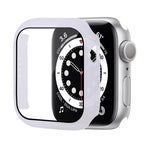 충격 방지 PC 보호 케이스 강화 유리 필름 포함, Apple Watch 시리즈 9 / 8 / 7 41mm용, Apple Watch 시리즈 9 / 8 / 7 45mm용, Apple Watch 시리즈 8 / 7 41mm용