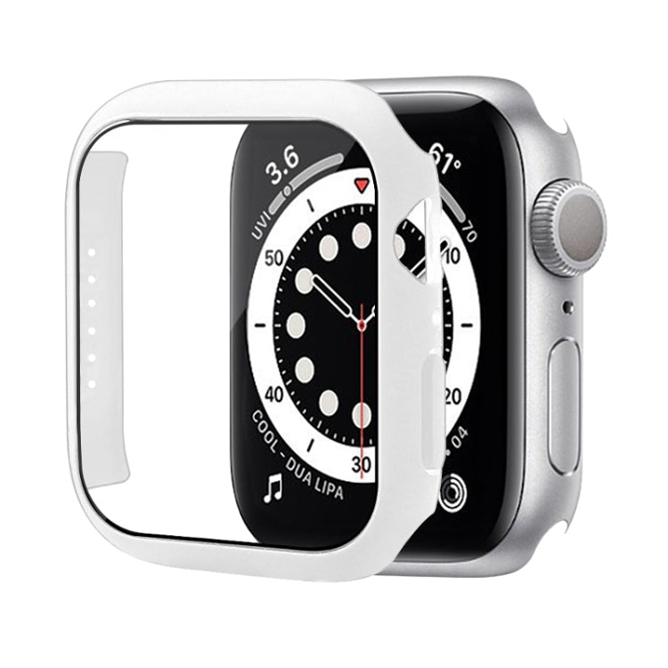 충격 방지 PC 보호 케이스 강화 유리 필름 포함, Apple Watch 시리즈 9 / 8 / 7 41mm용, Apple Watch 시리즈 9 / 8 / 7 45mm용, Apple Watch 시리즈 8 / 7 41mm용