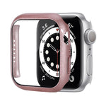충격 방지 PC 보호 케이스 강화 유리 필름 포함, Apple Watch 시리즈 9 / 8 / 7 41mm용, Apple Watch 시리즈 9 / 8 / 7 45mm용, Apple Watch 시리즈 8 / 7 41mm용