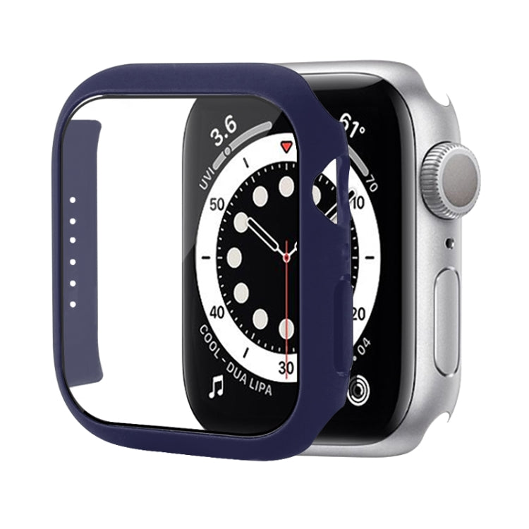 충격 방지 PC 보호 케이스 강화 유리 필름 포함, Apple Watch 시리즈 9 / 8 / 7 41mm용, Apple Watch 시리즈 9 / 8 / 7 45mm용, Apple Watch 시리즈 8 / 7 41mm용
