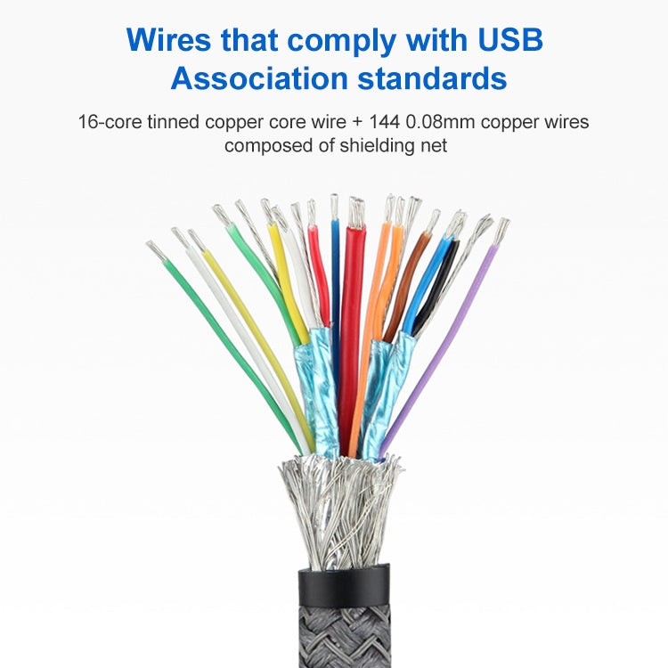 100W USB-C / 타입-C 엘보우 to USB-C / 타입-C 남성형 풀기능 데이터 케이블 E-마크 포함, 0.5m, 1m, 1.5m