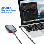 100W USB-C / 타입-C 엘보우 to USB-C / 타입-C 남성형 풀기능 데이터 케이블 E-마크 포함, 0.5m, 1m, 1.5m