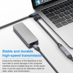 100W USB-C / 타입-C 엘보우 남성형 to USB-C / 타입-C 여성형 풀기능 데이터 연장 케이블, 0.2m, 0.5m, 1m, 1.5m