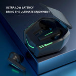 오리지널 Lenovo XT80 TWS 게임 / 음악 듀얼 모드 블루투스 이어폰, 브리딩 라이트 & 충전 박스 포함