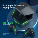 오리지널 Lenovo XT80 TWS 게임 / 음악 듀얼 모드 블루투스 이어폰, 브리딩 라이트 & 충전 박스 포함