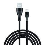 ADC-001 3A USB to 8 핀 위브 고속 충전 데이터 케이블, 1m 8 핀, 2m 8 핀