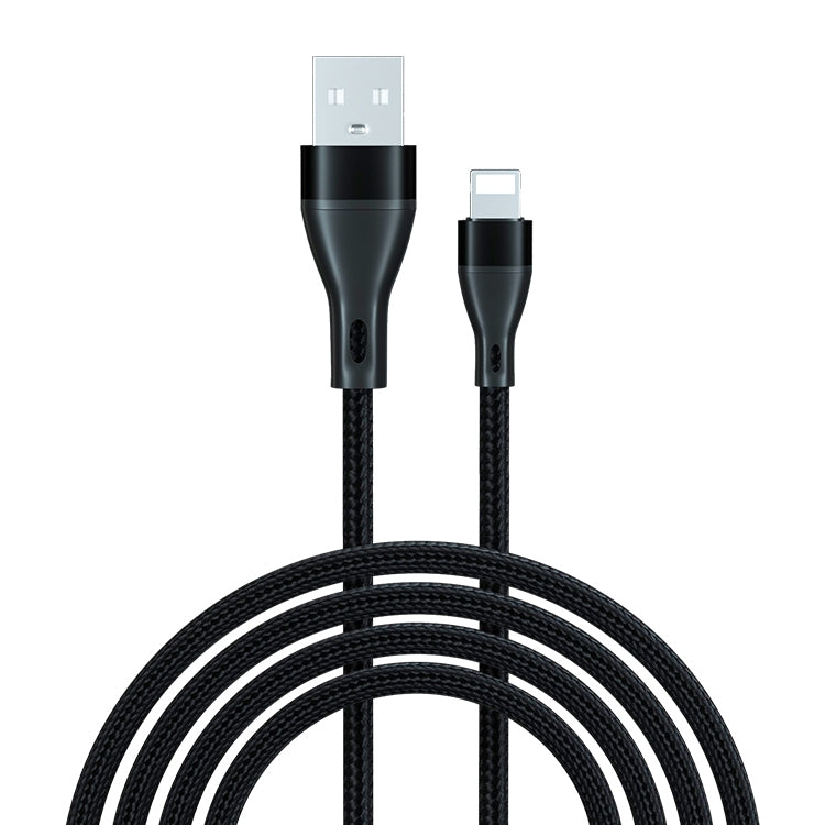 ADC-001 3A USB to 8 핀 위브 고속 충전 데이터 케이블, 1m 8 핀, 2m 8 핀