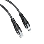 ADC-003 Type-C to 8 핀 PD 고속 충전 위브 데이터 케이블, 1m, 2m