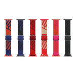 투톤 나일론 꼬임 교체 손목 스트랩 시계줄, 애플 워치 시리즈 7 41mm / 6&SE&5&4 40mm / 3&2&1 38mm, 7 45mm / 6&SE&5&4 44mm / 3&2&1 42mm용