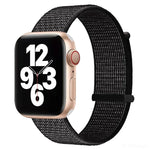 Hook and Loop Fastener Dual Section Replacement Watchband For Apple Watch Series, 7 41mm / 6&SE&5&4 40mm / 3&2&1 38mm, 7 45mm / 6&SE&5&4 44mm / 3&2&1 42mm