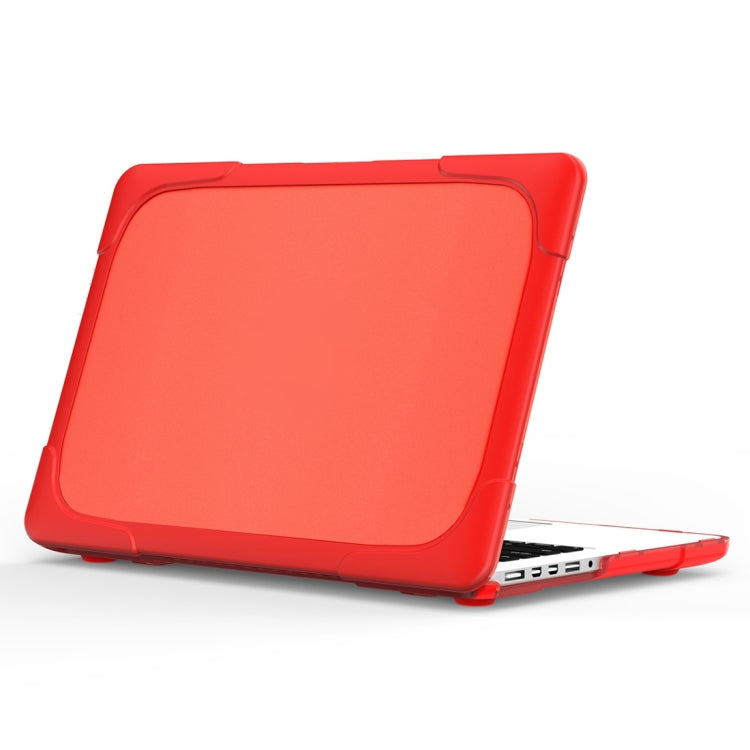 TPU + PC 투톤 노트북 보호 케이스, MacBook Air 13.3인치 A1932 (2018)용, 터치 바가 있는 MacBook Pro 13.3인치 (A2159 / A1989)용