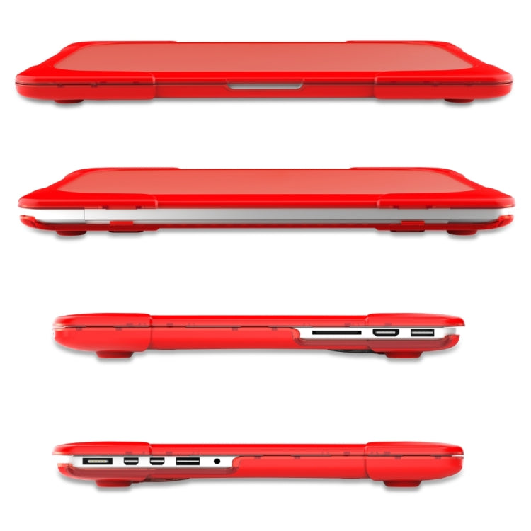 TPU + PC 투톤 노트북 보호 케이스, MacBook Air 13.3인치 A1932 (2018)용, 터치 바가 있는 MacBook Pro 13.3인치 (A2159 / A1989)용
