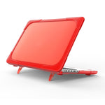 TPU + PC 투톤 노트북 보호 케이스, MacBook Air 13.3인치 A1932 (2018)용, 터치 바가 있는 MacBook Pro 13.3인치 (A2159 / A1989)용