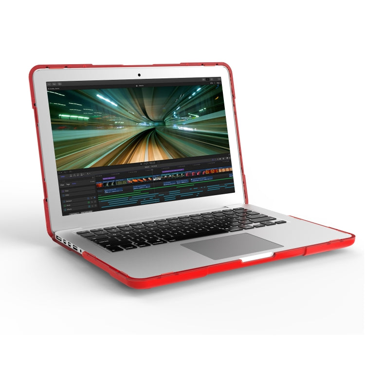 TPU + PC 투톤 노트북 보호 케이스, MacBook Air 13.3인치 A1932 (2018)용, 터치 바가 있는 MacBook Pro 13.3인치 (A2159 / A1989)용