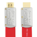 ULT-unite 4K 울트라 HD 금도금 HDMI to HDMI 플랫 케이블, 1m, 1.5m, 2m, 3m, 5m, 6m, 8m, 10m, 12m, 15m, 16m, 17m, 18m, 20m