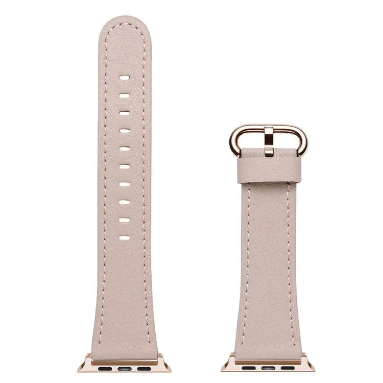 클래식 버클 가죽 교체 스트랩 시계줄, 애플 워치 시리즈용, 7 41mm / 6&SE&5&4 40mm / 3&2&1 38mm, 7 45mm / 6&SE&5&4 44mm / 3&2&1 42mm용