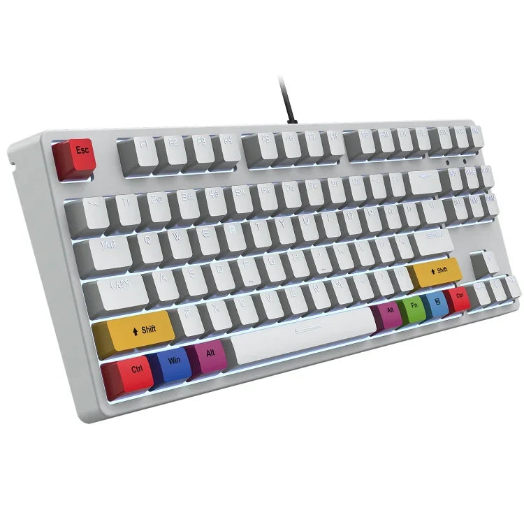 HXSJ L600 87키 USB-C / Type-C 유선 적축 기계식 키보드 쿨 백라이트
