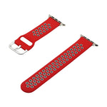 실리콘 교체 스트랩 시계줄, 애플 워치 시리즈 7 41mm / 6&SE&5&4 40mm / 3&2&1 38mm, 7 45mm / 6&SE&5&4 44mm / 3&2&1 42mm용
