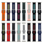 실리콘 교체 스트랩 시계줄, 애플 워치 시리즈 7 41mm / 6&SE&5&4 40mm / 3&2&1 38mm, 7 45mm / 6&SE&5&4 44mm / 3&2&1 42mm용