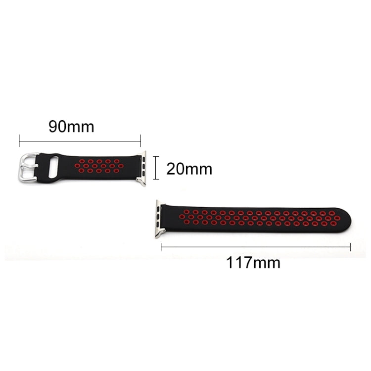 실리콘 교체 스트랩 시계줄, 애플 워치 시리즈 7 41mm / 6&SE&5&4 40mm / 3&2&1 38mm, 7 45mm / 6&SE&5&4 44mm / 3&2&1 42mm용