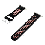 실리콘 교체 스트랩 시계줄, 애플 워치 시리즈 7 41mm / 6&SE&5&4 40mm / 3&2&1 38mm, 7 45mm / 6&SE&5&4 44mm / 3&2&1 42mm용