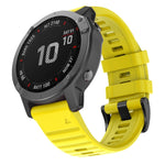 For Garmin Fenix 6 22mm Silicone Smart Watch Replacement Strap Wristband
