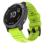 For Garmin Fenix 6 22mm Silicone Smart Watch Replacement Strap Wristband