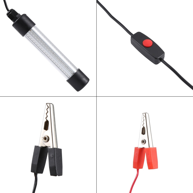 LED 낚시등 수중 발광 루어 램프, AC/DC 12-24V
