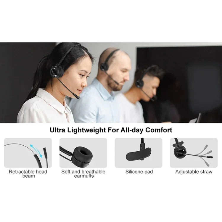 Anivia A8 Bluetooth Telephone Headset with Noise-cancelling Microphone