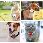 Cute Cartoon Pet Collar Anti-lost Tracker Silicone Case For AirTag 2nd Gen / AirTag 1st Gen, Serious Face, Naughty Smiley, Hanhan Smile, Naughty Smile
