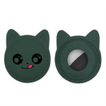 Cute Cartoon Pet Collar Anti-lost Tracker Silicone Case For AirTag 2nd Gen / AirTag 1st Gen, Serious Face, Naughty Smiley, Hanhan Smile, Naughty Smile