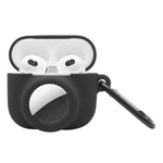 2 in 1 충격 방지 전체 커버 실리콘 보호 케이스 AirPods 3 / AirTag 2세대 / AirTag 1세대용, AirPods 3 / AirTag용