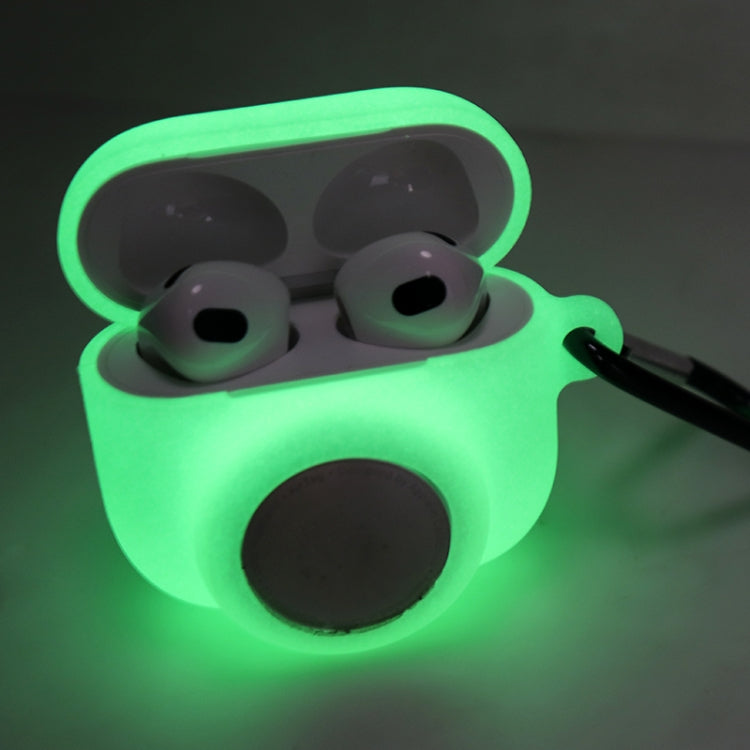 2 in 1 충격 방지 전체 커버 실리콘 보호 케이스 AirPods 3 / AirTag 2세대 / AirTag 1세대용, AirPods 3 / AirTag용