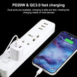 20WACB 20W QC3.0 + PD 고속 충전기, AU 플러그, EU 플러그, US 플러그