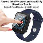 IMAK Shockproof PC Protective Case with Tempered Glass Film, For Apple Watch Series 6 & SE & 5 & 4 44mm, For Apple Watch Series 3 & 2 & 1 42mm, For Apple Watch Series 6 & SE & 5 & 4 40mm, For Apple Watch Series 3 & 2 & 1 38mm
