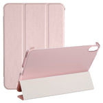 Silk Texture Three-fold Horizontal Flip Leather Tablet Case with Holder, For iPad mini 2024 / mini 6